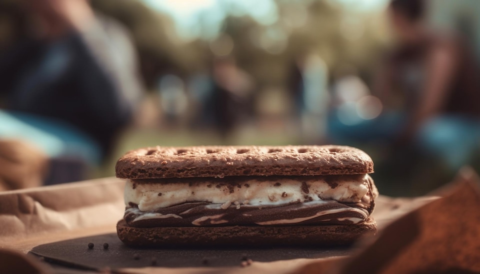 Chocolate Chip Ice Cream Sandwich