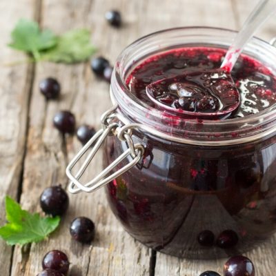 Blackcurrant Jam - foodglut.com