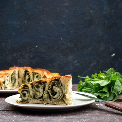 Cheese and Spinach Strudel - foodglut.com