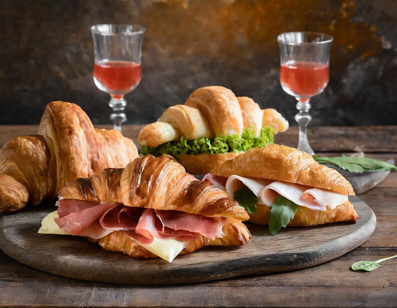 Ham and Cheese Croissants