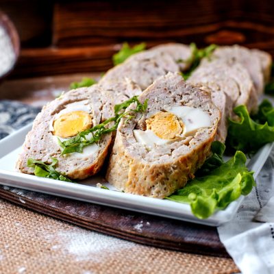 Meatloaf with Eggs - foodglut.com