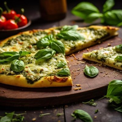 Pesto Pizza - foodglut.com