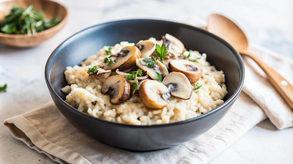 Wild mushroom risotto